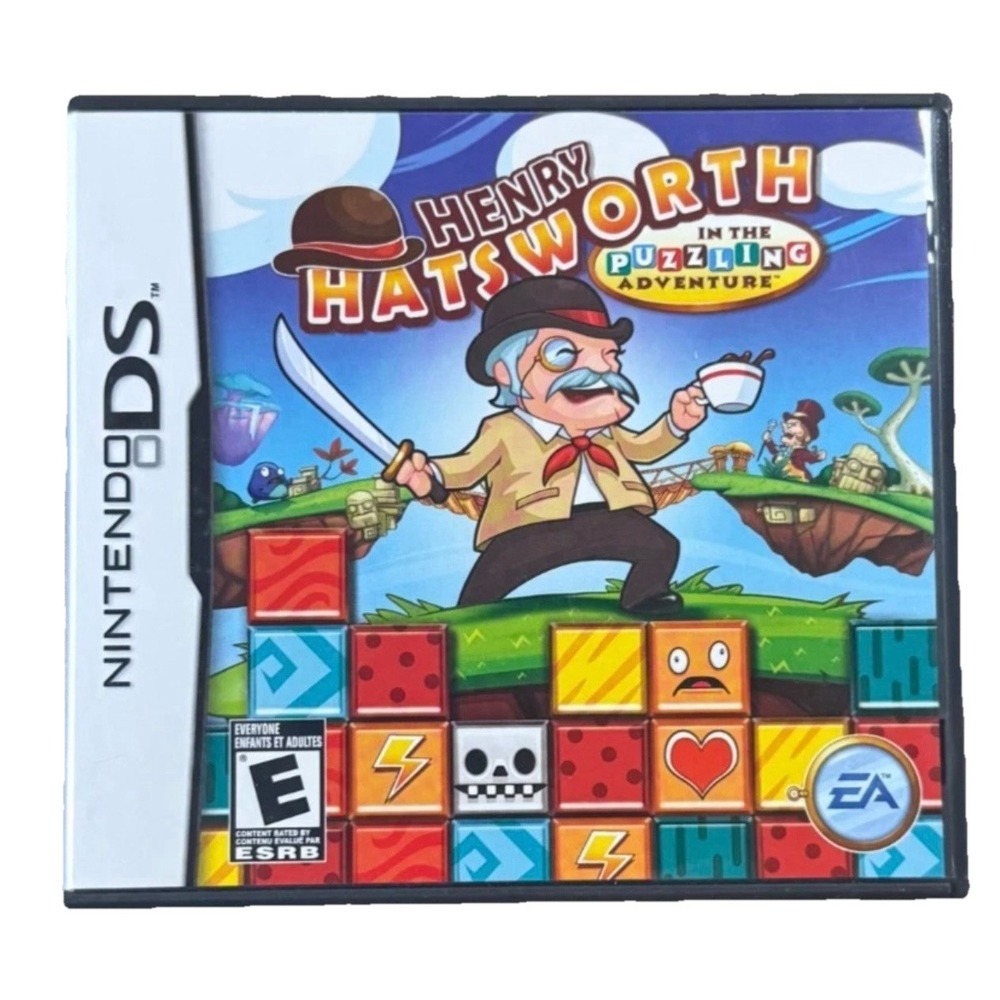 Henry Hatsworth in the Puzzling Adventure Nintendo DS 2009 CIB Excellent Cond.